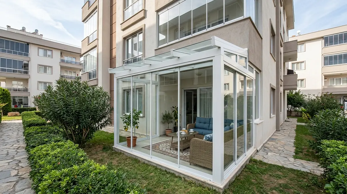 Müstakil Ev ve Villa İçin Bahçe İçi Kış Bahçesi